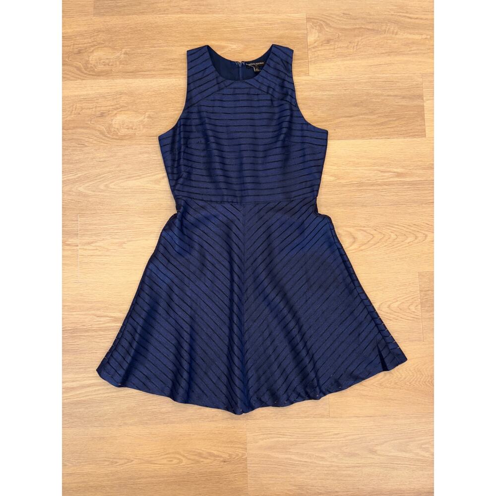 Banana Rebuplic navy blue fit & flare cocktail dress size 8